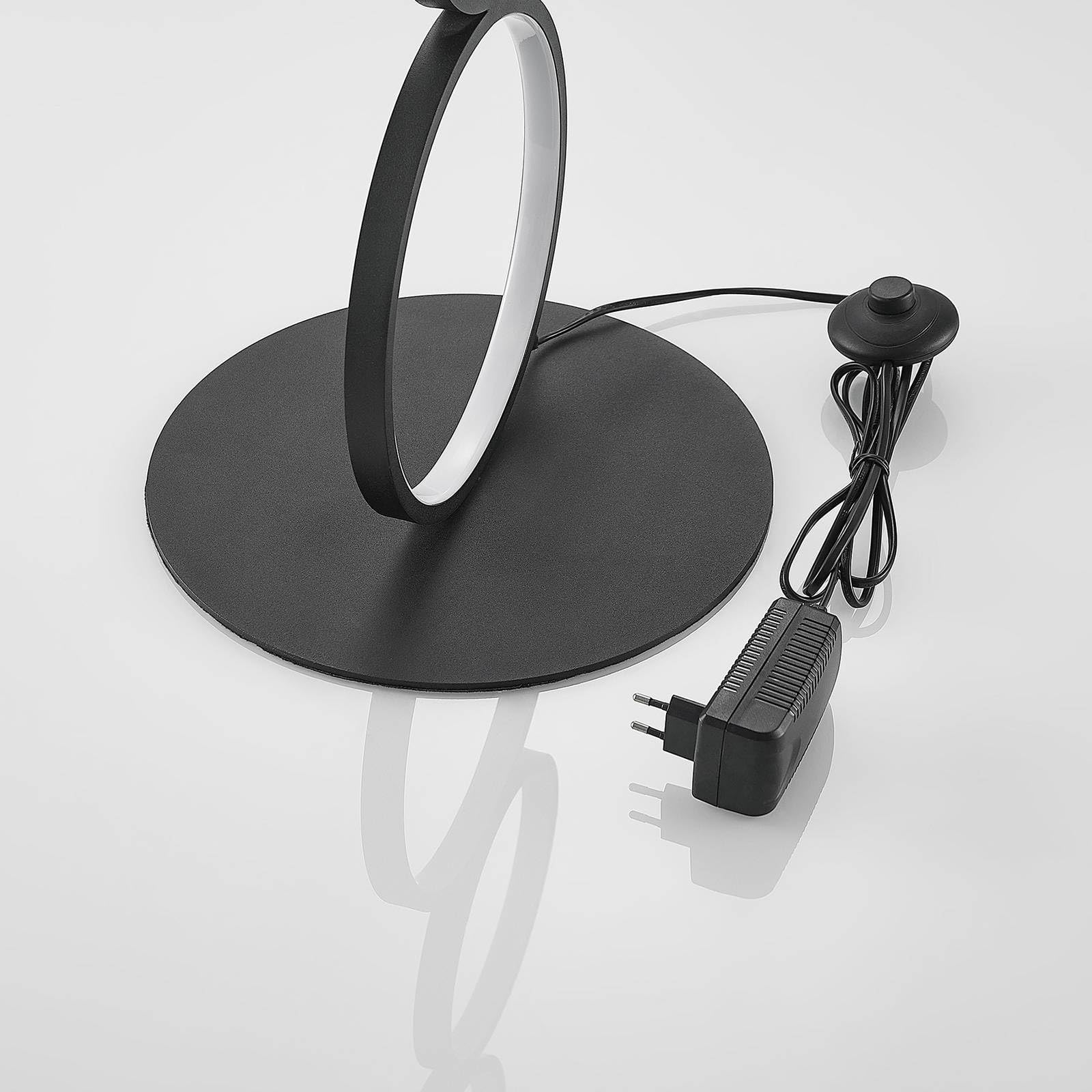 Lindby Lampada LED da terra (Moderno) colore Nero, in Metallo ad es. Soggiorno & Sala pranzo lampadina inclusa lampada