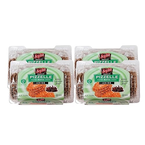Miniatura 4 de Sophia Pizelle Waffle Cookies - Anís 7oz (paquete de 2)