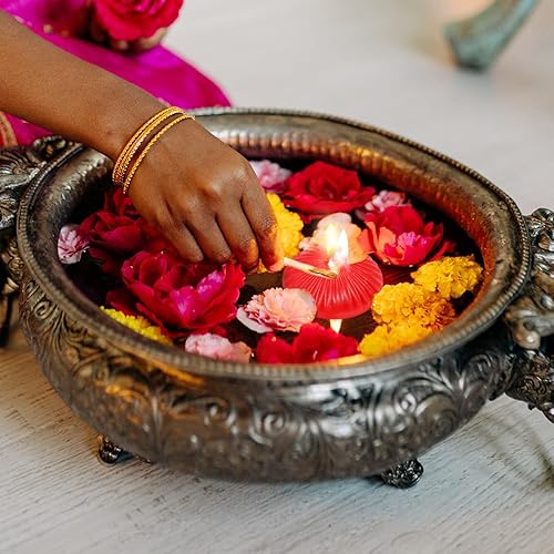 Miniatura 4 de Paquete de 12 velas flotantes rojas de 3 pulgadas para el día de San Valentín velas de té sin goteo sin perfume de 10 horas para jarrones