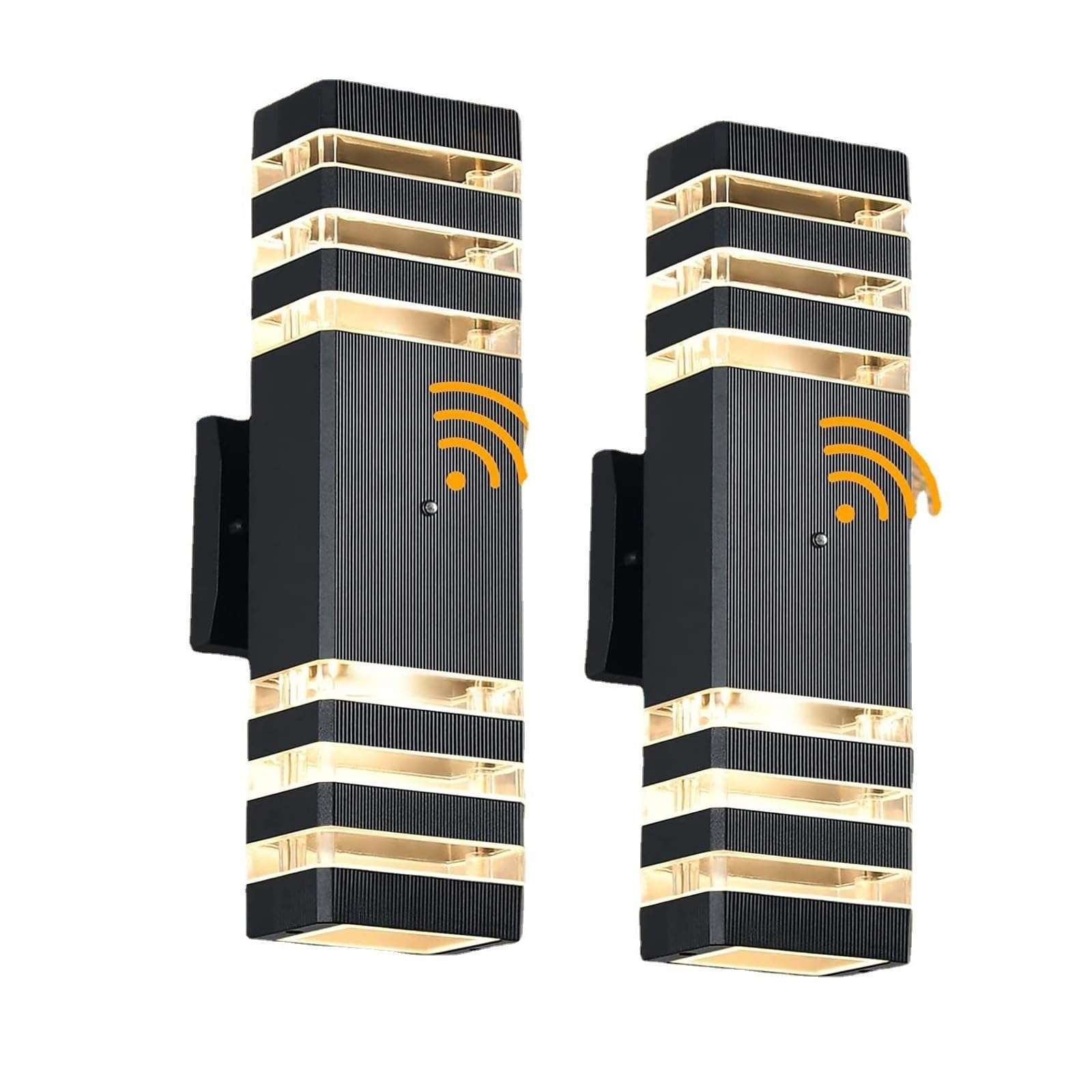 Lampe murale extérieure double tête E26 en aluminium étanche IP65 pour éclairage cour