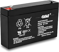 Casil 3FM7 6V7Ah 20HR Battery 6v Battery for Ride On Toys - Enduring 3FM7 Rechargeable 6V 7Ah Battery for Kids Ride On Toys - 6V Battery 7Ah, Perfect for Extended Playtime and Durability
