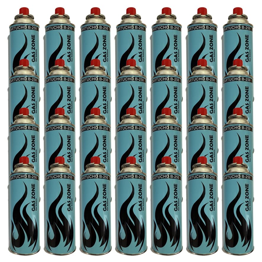 Pack de 28 cartuchos de gas 227g, Compatible Universal, Diseño Compacto (28)