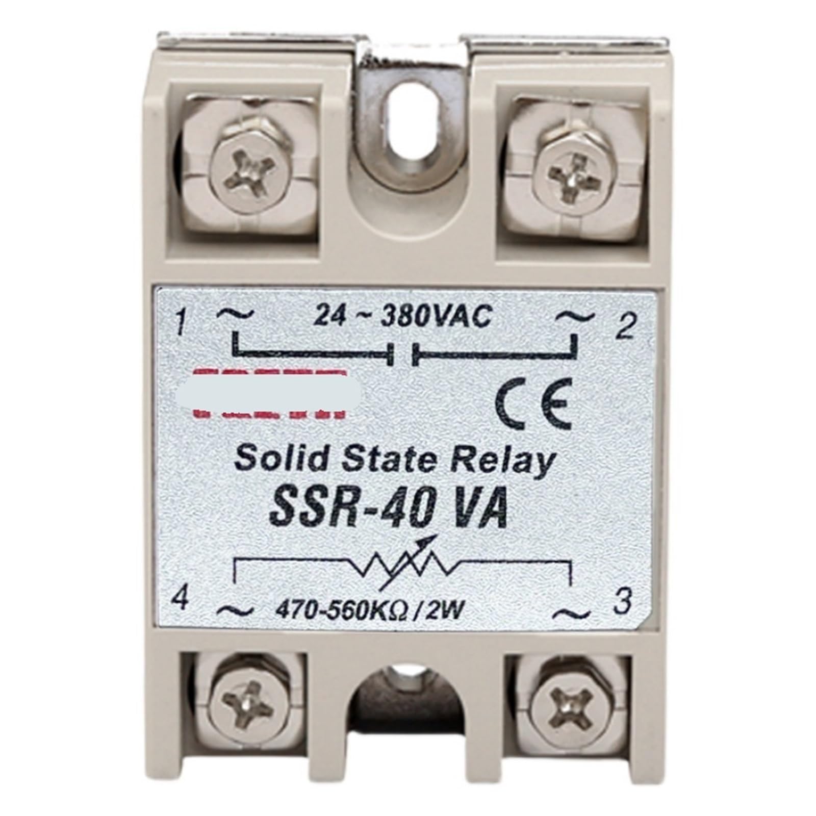 Régulateur de tension monophasé SSR40VA pour stabiliser la température et charge 40A