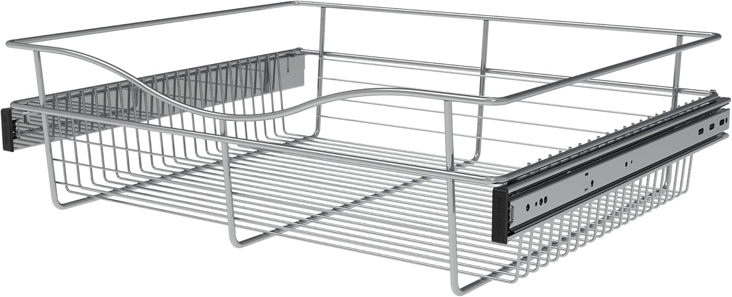 REV-A-SHELF 24" W Closet Basket for Custom Closet Systems