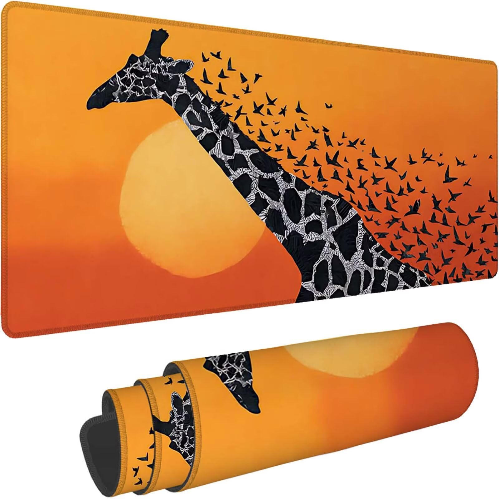 Tapis de Souris, Tapis de Souris Gaming 900 x 450 mm Couleur Orange 0-z105