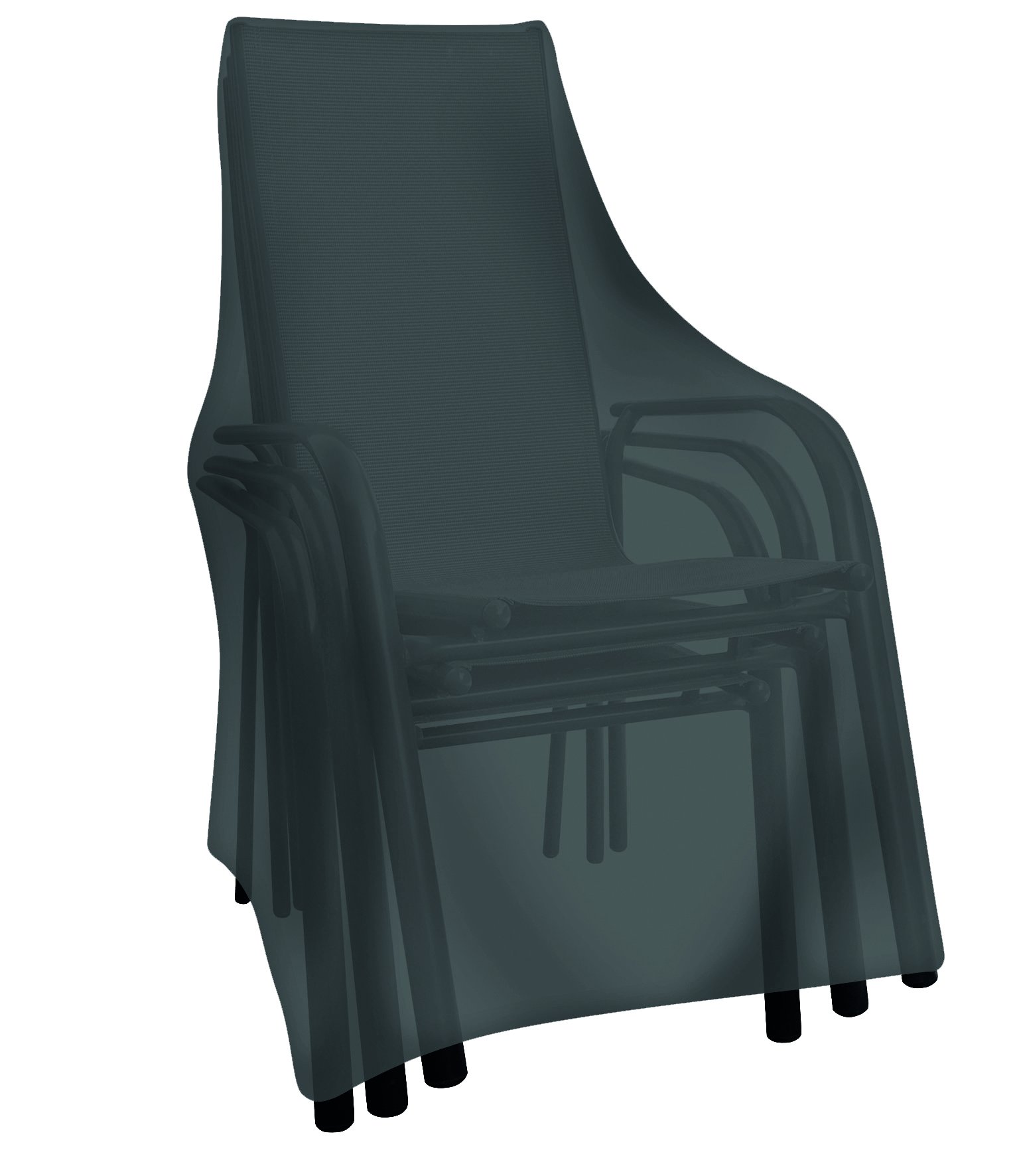 Housse de chaises empilables Tepro contre la pluie et la poussière de jardin