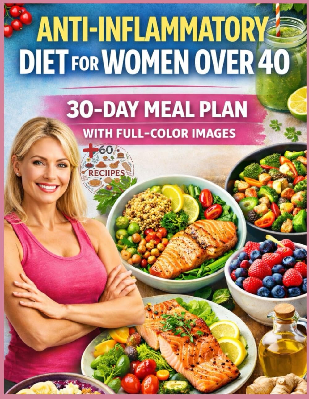 The Anti-Inflammatory Diet for Women Over 40: 28-Day Hormone Reset to Reduce Belly Fat, Boost Energy & Feel Younger Naturally