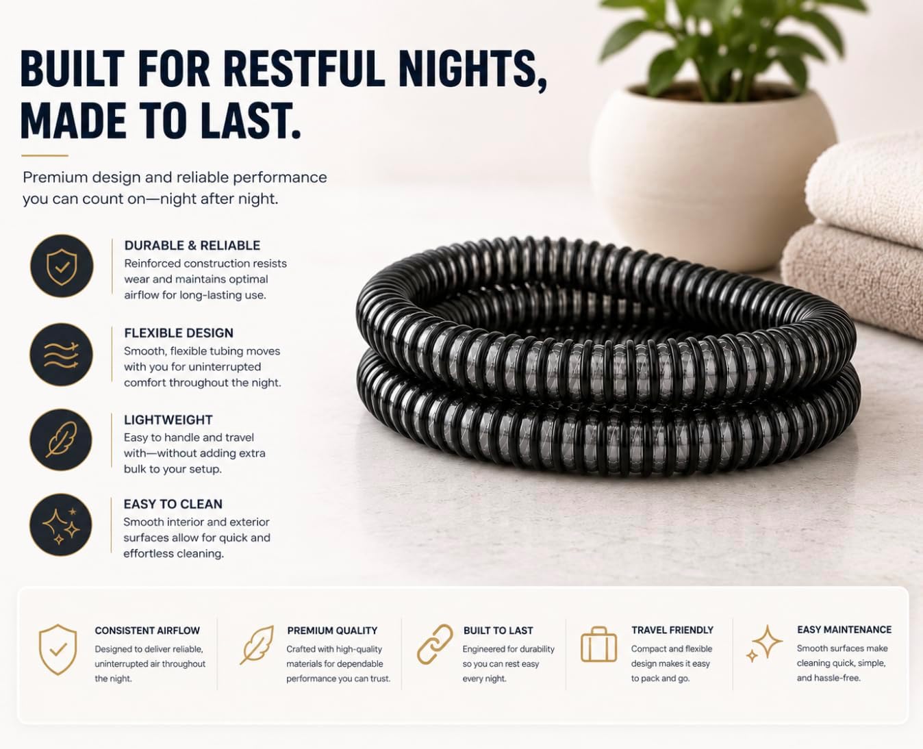 Climate-Line Air Hose Compatible with Air Sense 11 Series