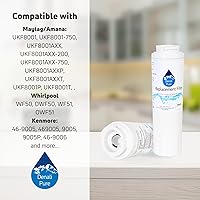 Vista 9 de Upstart Battery Filtro de agua para refrigerador, compatible con KitchenAid KFXS25RYMS0, KFCO22EVBL y más, reduce más de 60 contaminantes, 1 unidad