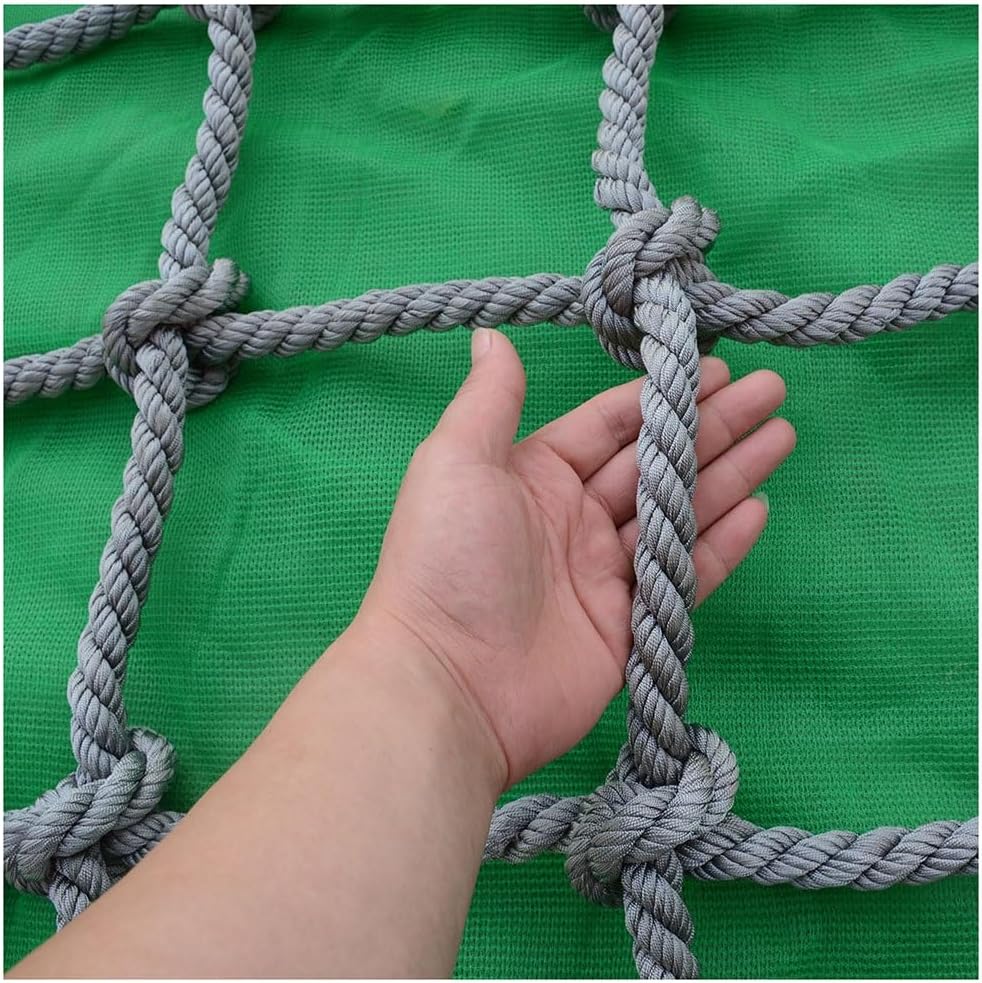 Premium Nylon Climbing Net for Kids & Adults - 10mm Mesh, 2x5m (6.6x13.4ft) Durable Anti-Wear Rope Net for Playground, Tree & Rock Climbing, Outdoor Adventure & Fun.