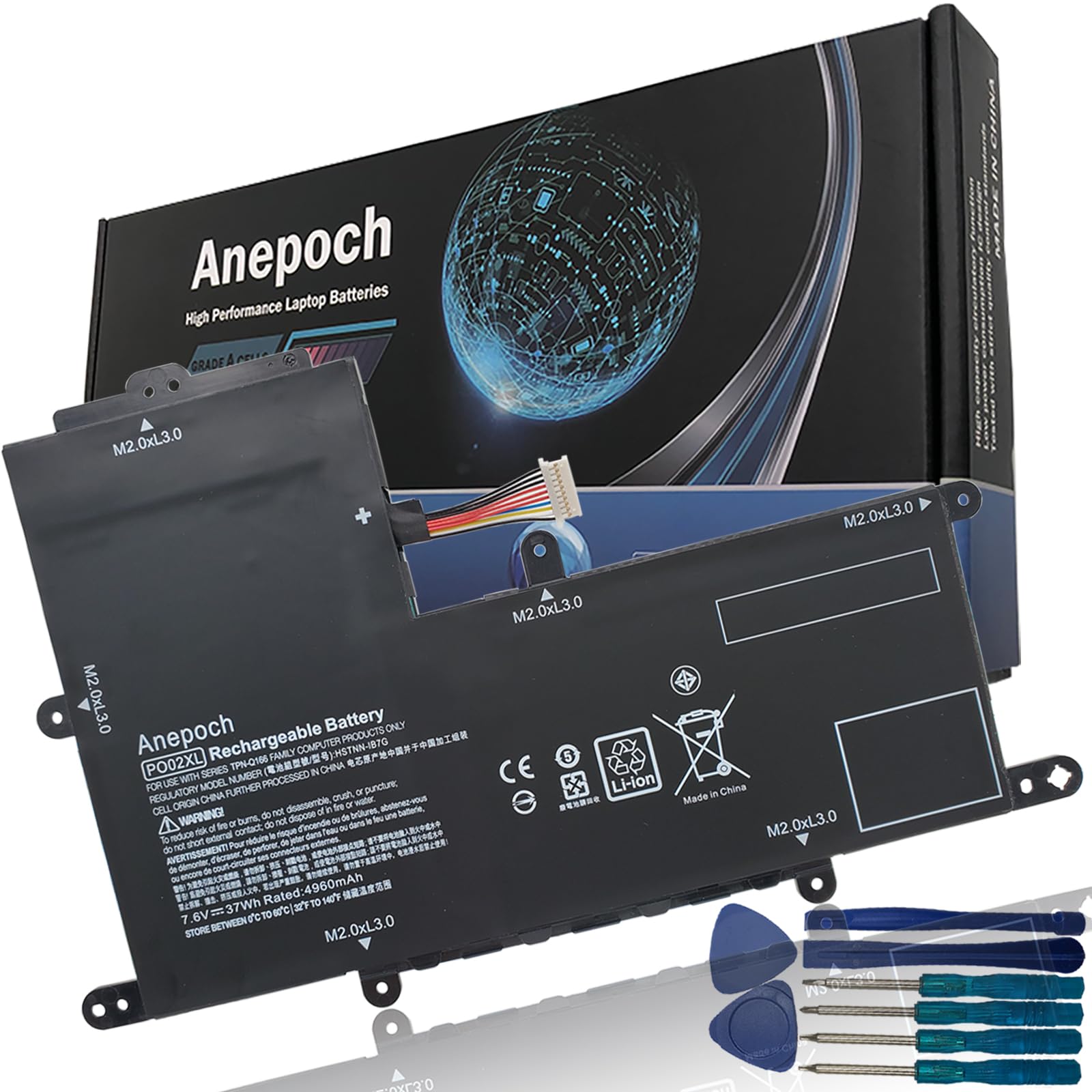 Amazon.com: Anepoch PO02XL Laptop Battery Replacement for HP