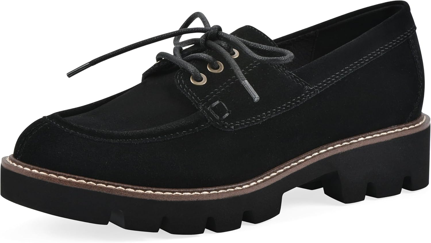 White Mountain Women's Gino - Comfortable Lace-Up Loafer