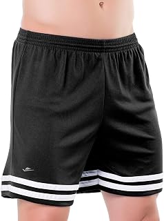 Short masculino plus size com listas na barra e sunga (cueca) interna tamanhos grandes