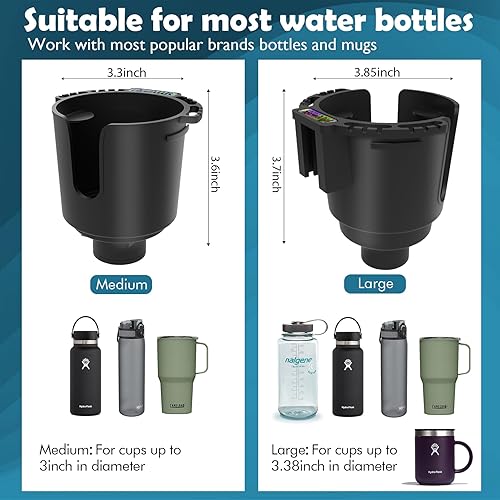 Miniatura 5 de Eupeng - Soporte multifuncional para tazas de kayak, diseño antideslizante, diseño de señuelo, almacenamiento de herramientas, 2 tamaños Aventik,