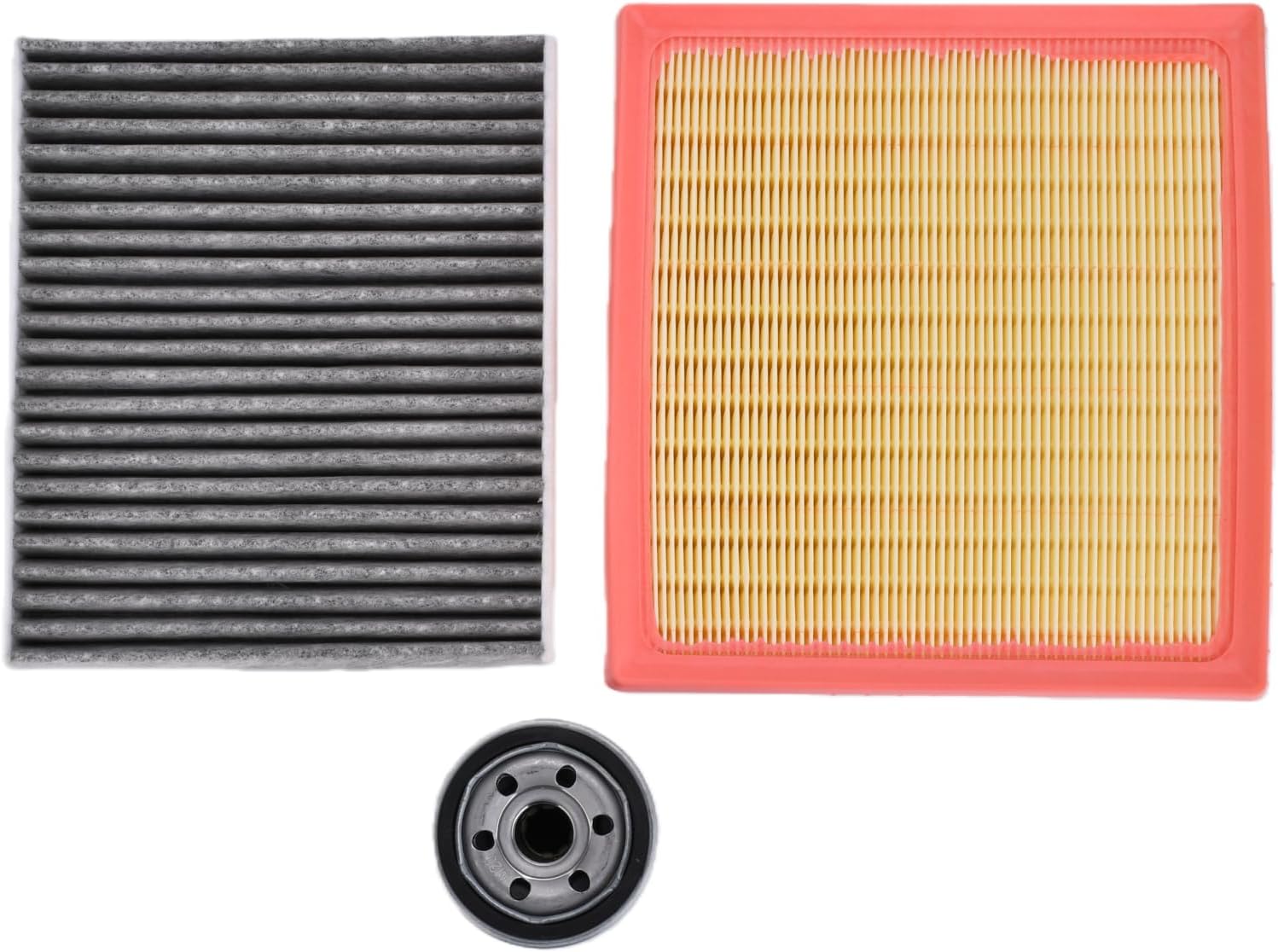 72880FL00A 16546AA16A 15208AA21A Cabin Engine Air Filter & Oil Filter Kit Compatible with Subaru 19-26 Ascent 2.4L/18-22 Crosstrek 2.0L/21-22 Crosstrek 2.5L