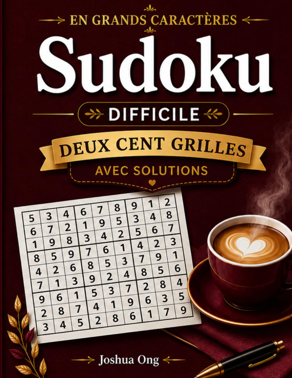 Livre de Puzzles Sudoku en Grands Caractères : Difficile: 200 Puzzles Sudoku Difficiles en Grands Caractères pour Adultes et Seniors | Jeux Cérébraux ... Caractères : Facile, Moyen & Difficile)