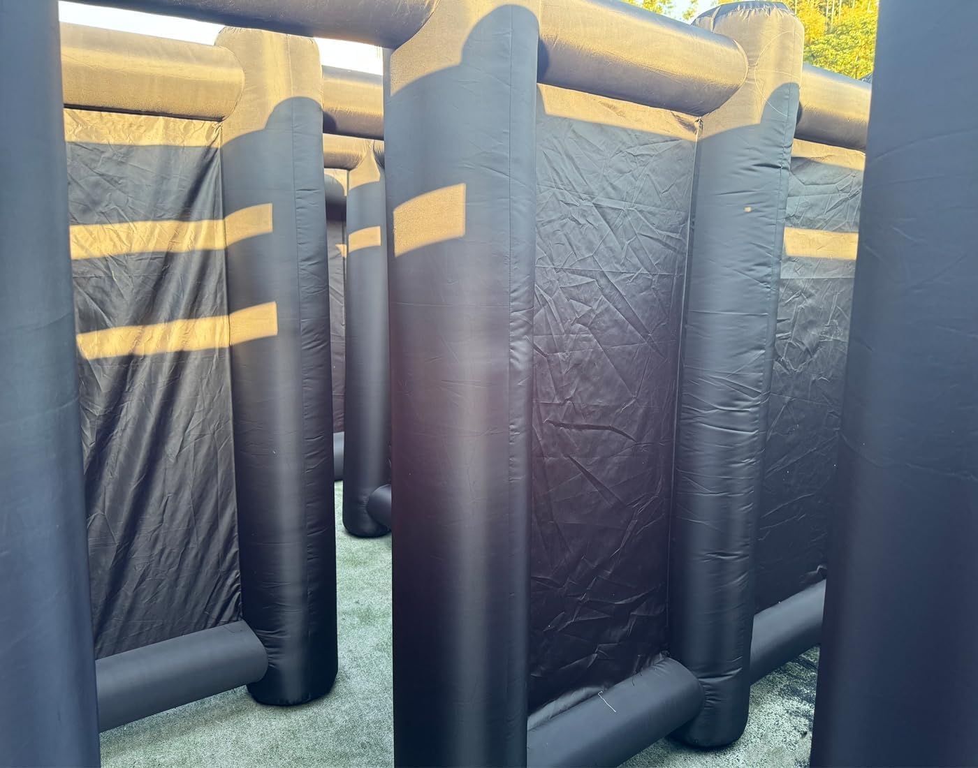 Laberinto Inflable Gigante De 10 X 10 X 2 M – Exterior Con Soplador – Ideal Para Eventos, Escuelas Y Fiestas De Halloween