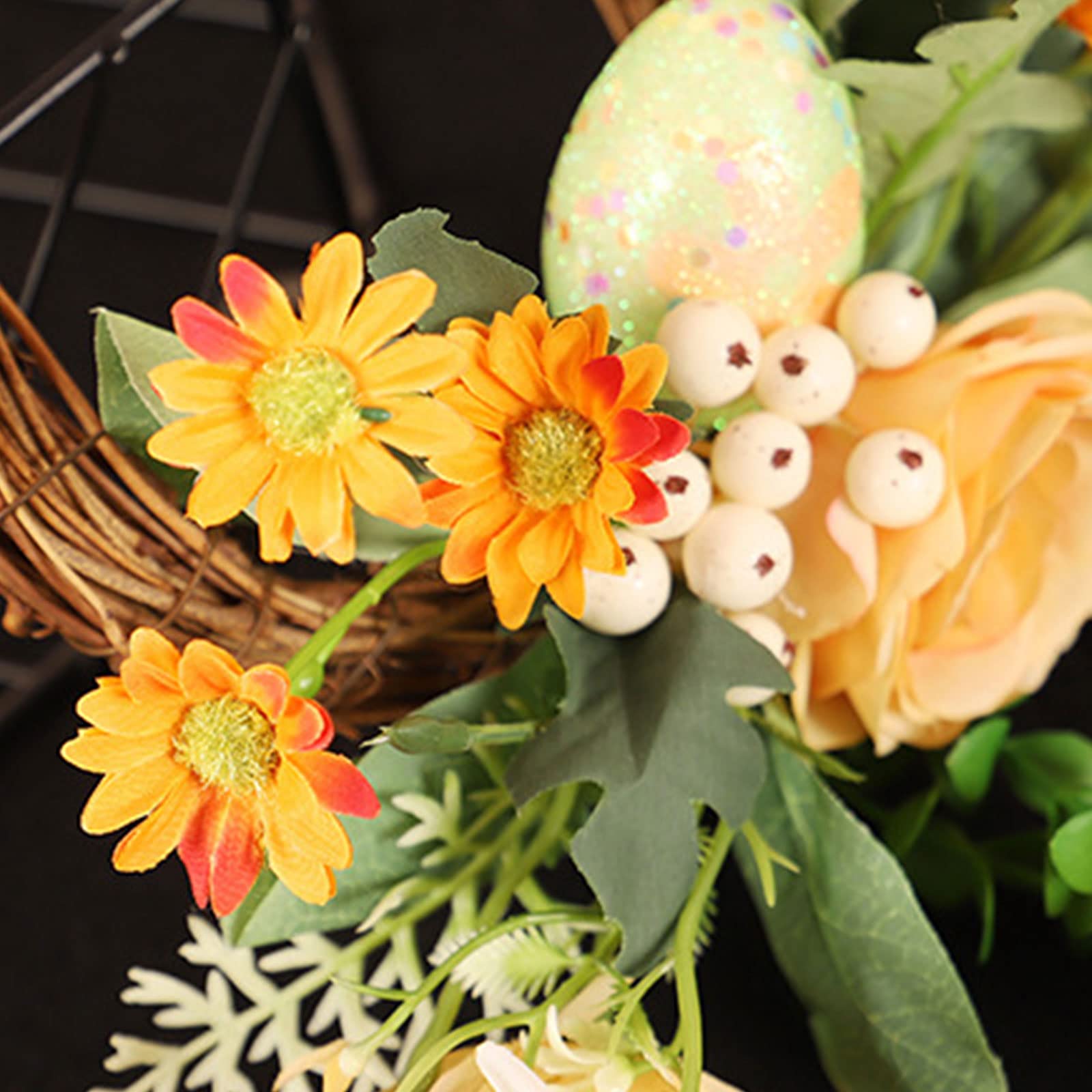 Ghirlanda Di Uova Di Pasqua Lunga 200 Cm – Decorazione A Festone In ABS E Schiuma, Colorata, Per Interni Ed Esterni, Primaverile