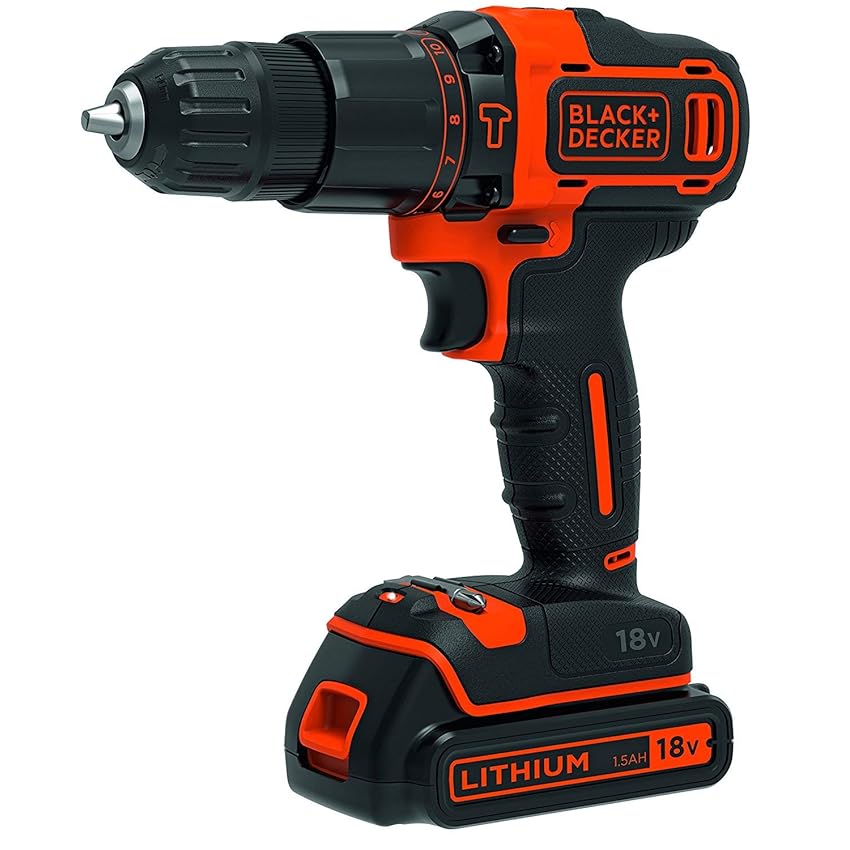 Immagine del prodotto BLACK+DECKER BDCHD18-QW Trapano Avvitatore con Percussione, 18 V