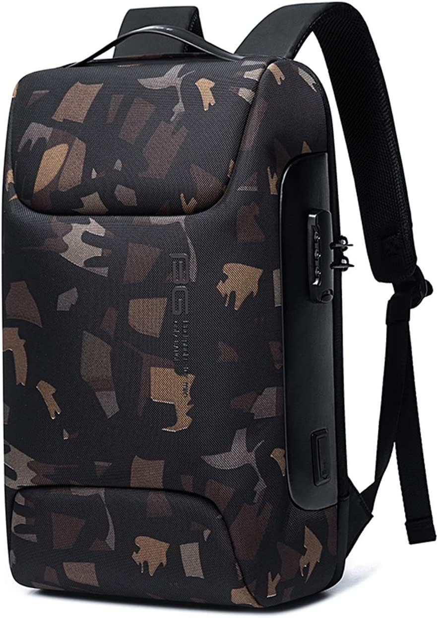 Travel Laptop Backpack, Business Anti-Theft Slim Durable Laptops Backpack with USB Charging Port, Gifts for Men & Women Water-Resistant College School Computer Bag Bange. (Black)