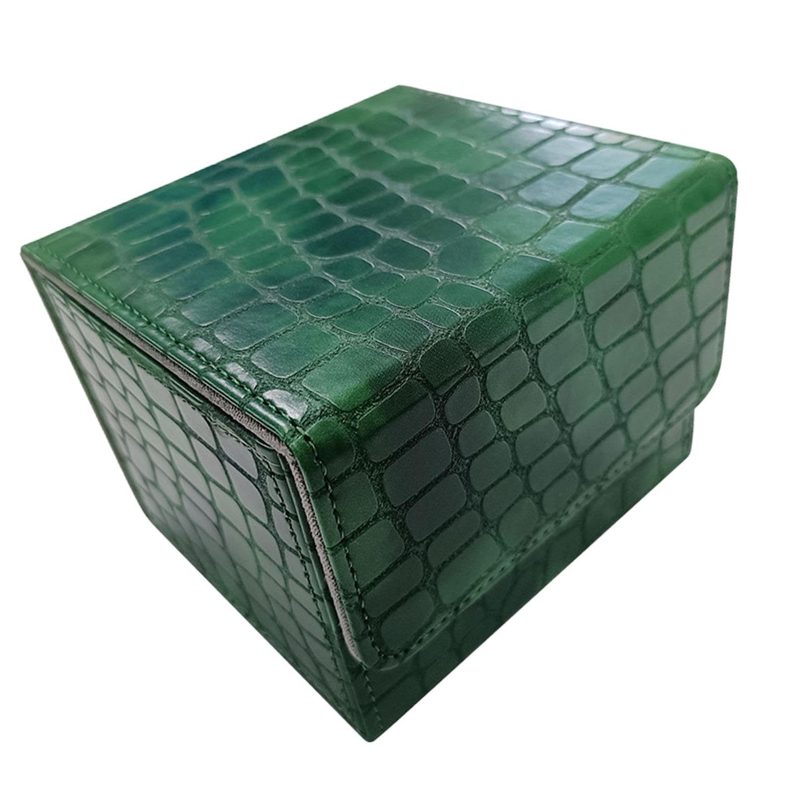 Trading Card Deck Box Holder Storage PU Leather for TCG Football Cards Album Green Sporting Goods|| Team Sports|| Baseball & Softball|| Equipment Care & Accessories|| Other Accessories