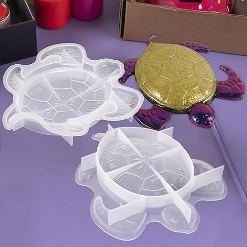 Miniatura 3 de EXCEART Moldes de silicona para decoración de resina epoxi para manualidades, molde de silicona para manualidades, molde de silicona epoxi en forma