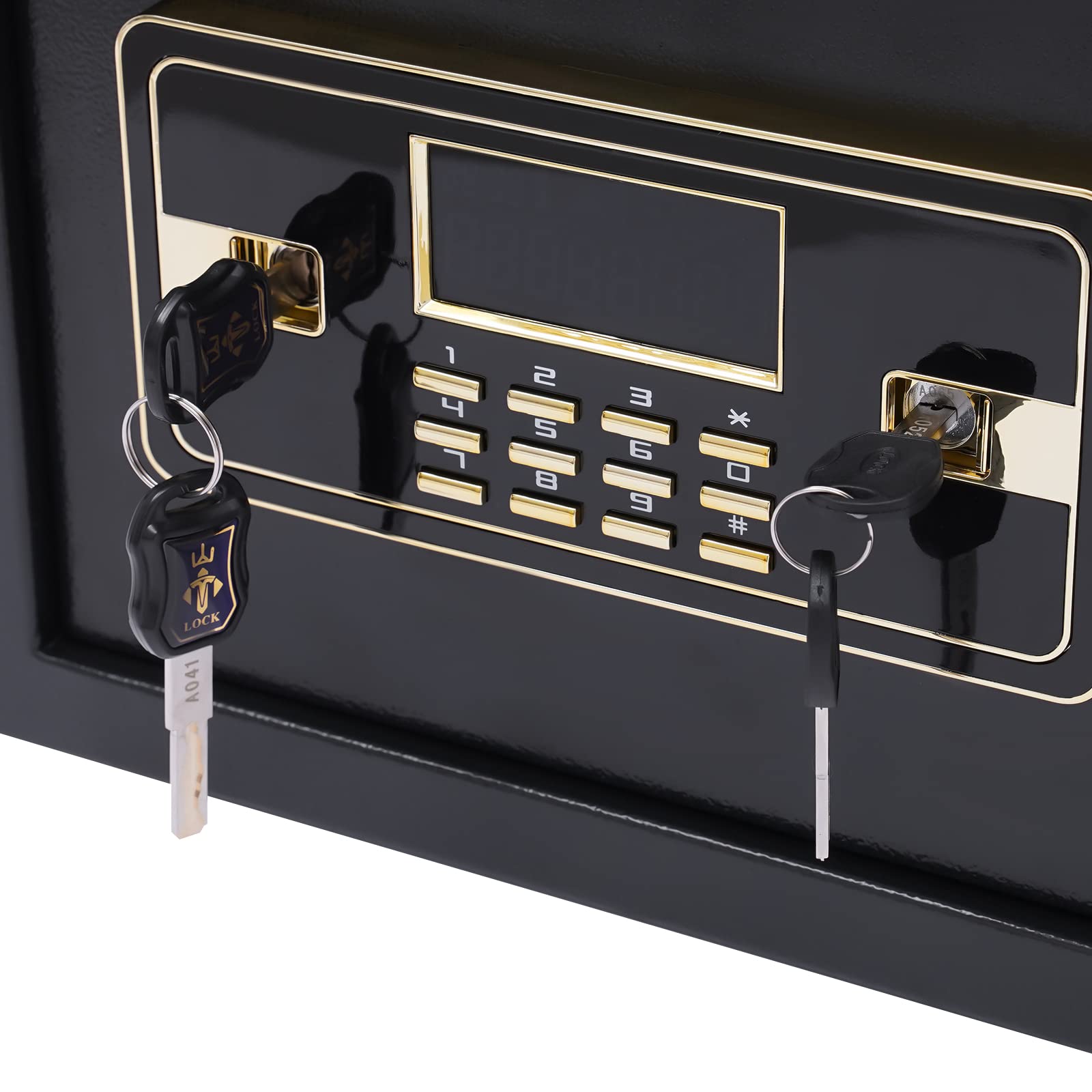 Cassaforte da 22 l, ignifugo con impermeabile, cassaforte per mobili con tastiera, cassaforte digitale per casa, affari, monili e documenti