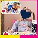 SNAPTRON DIY Return Gifts for Kids Birthday - 24Pcs Water Paint Book with Brush, Return Gifts for Kids, Coloring Books with Water Paint Color in Each Sheet, DIY Drawing Book, Best Return Gifts gallery image