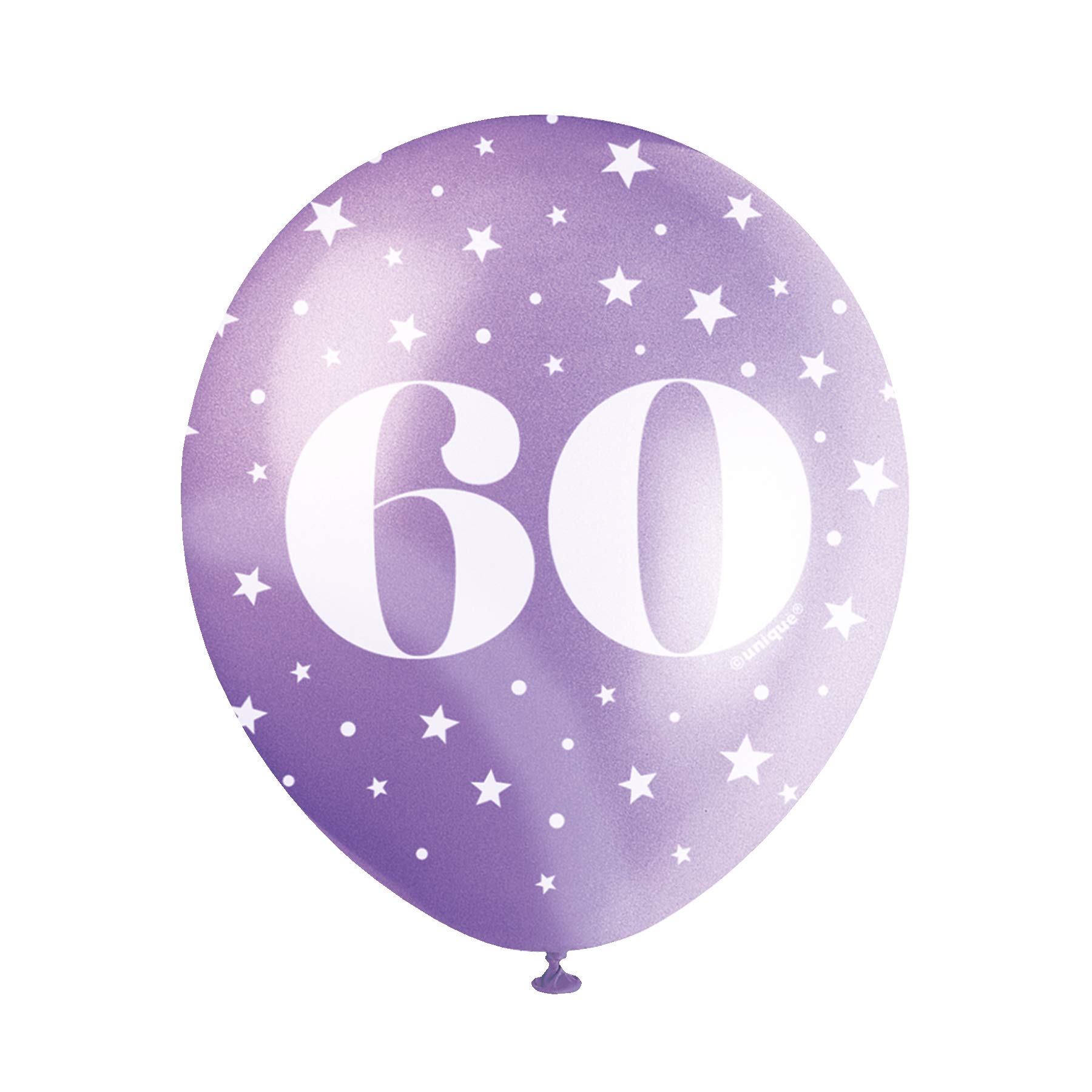 Unique Party 56082 Palloncini In Lattice Perlato 30 Cm Numero 2 Compleanno Assortimento Di 5 2416374525