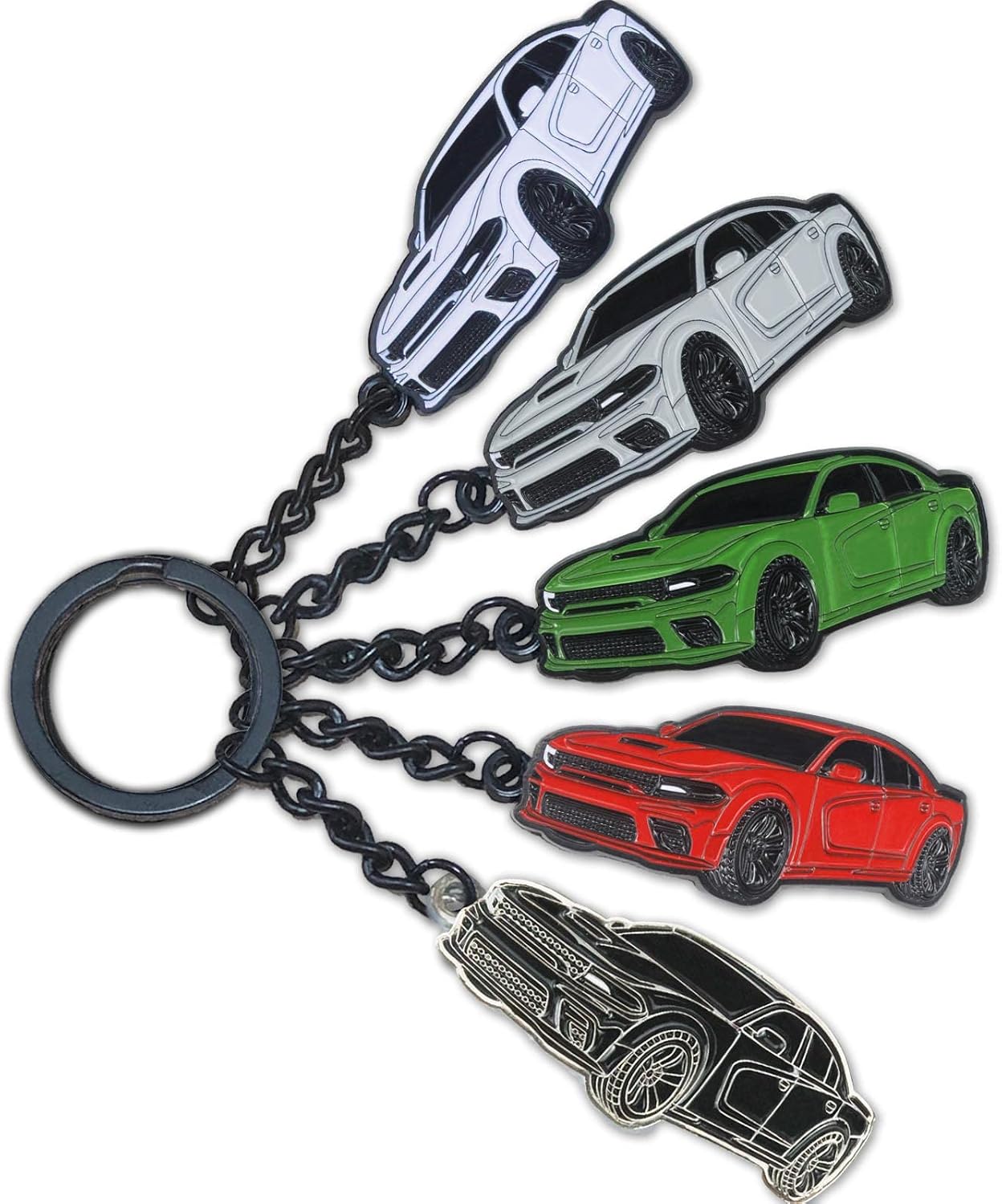For Dodge Challenger Dakota Charger SRT Avenger Durango Caravan Keychain，For Dodge Charger Accessories 2015-2022