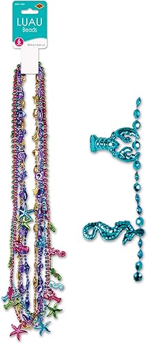 Luau Beads 32 pulgadas 1 unidad 6pkg Paquete de 1 Multicolor