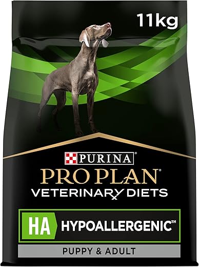 Purina Pro Plan Veterinary Diets – Pienso para perros cachorros y adultos Purina Pro Plan Hypoallergenic Dietas Veterinarias. 11 kg