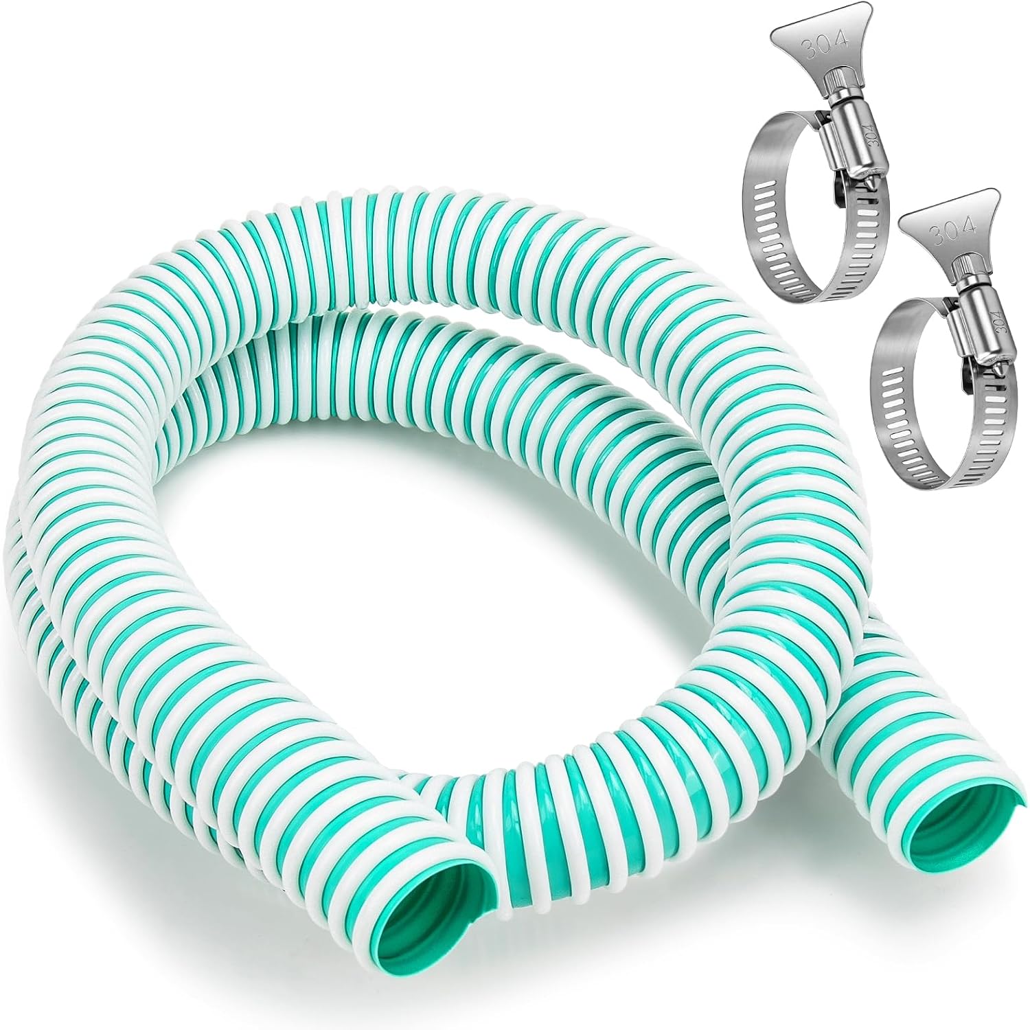 MEANYU 1.25″ RV Fresh Water Tank Fill Hose, 5 FT