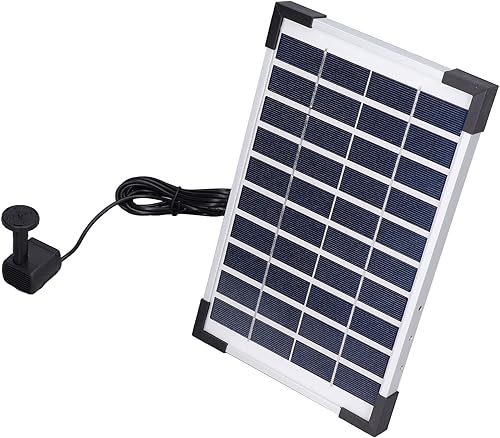 Solar Water Well Well, 10V, 5W, Solar Fountain Set, Floating Solar Fountain Water Pump Set for Gardens, Swimming Pools, Aquariums, Aquariums