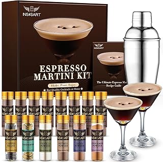 Espresso Martini Gift Kit - All-in-One Cocktail Maker with Espresso Mix ...