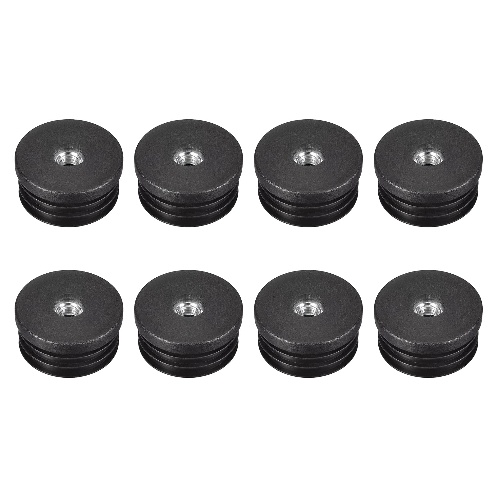 8Pcs Encarts Pour Rond Tubes Avec M6 Filetage, Pour 19Mm-0.75