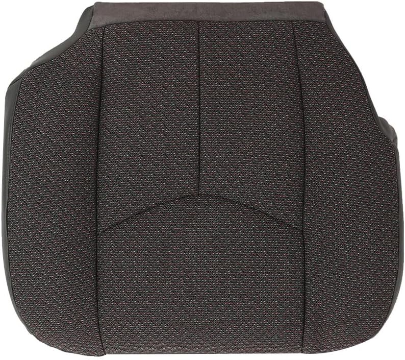 Driver Side Bottom Cloth Seat Cover, Gray Front Driver Bottom Seat Cover Fit for 2003-2007 Chevy Silverado/GMC Sierra 1500 2500 3500 HD