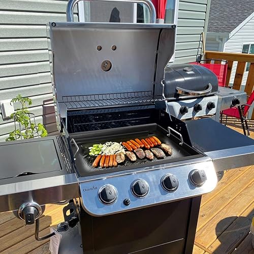 Vista 68 de DELSbbq Insertos de parrilla de tamaño completo para parrillas de gas Weber Spirit 200 Series, 7637 antiadherente plana superior de repuesto