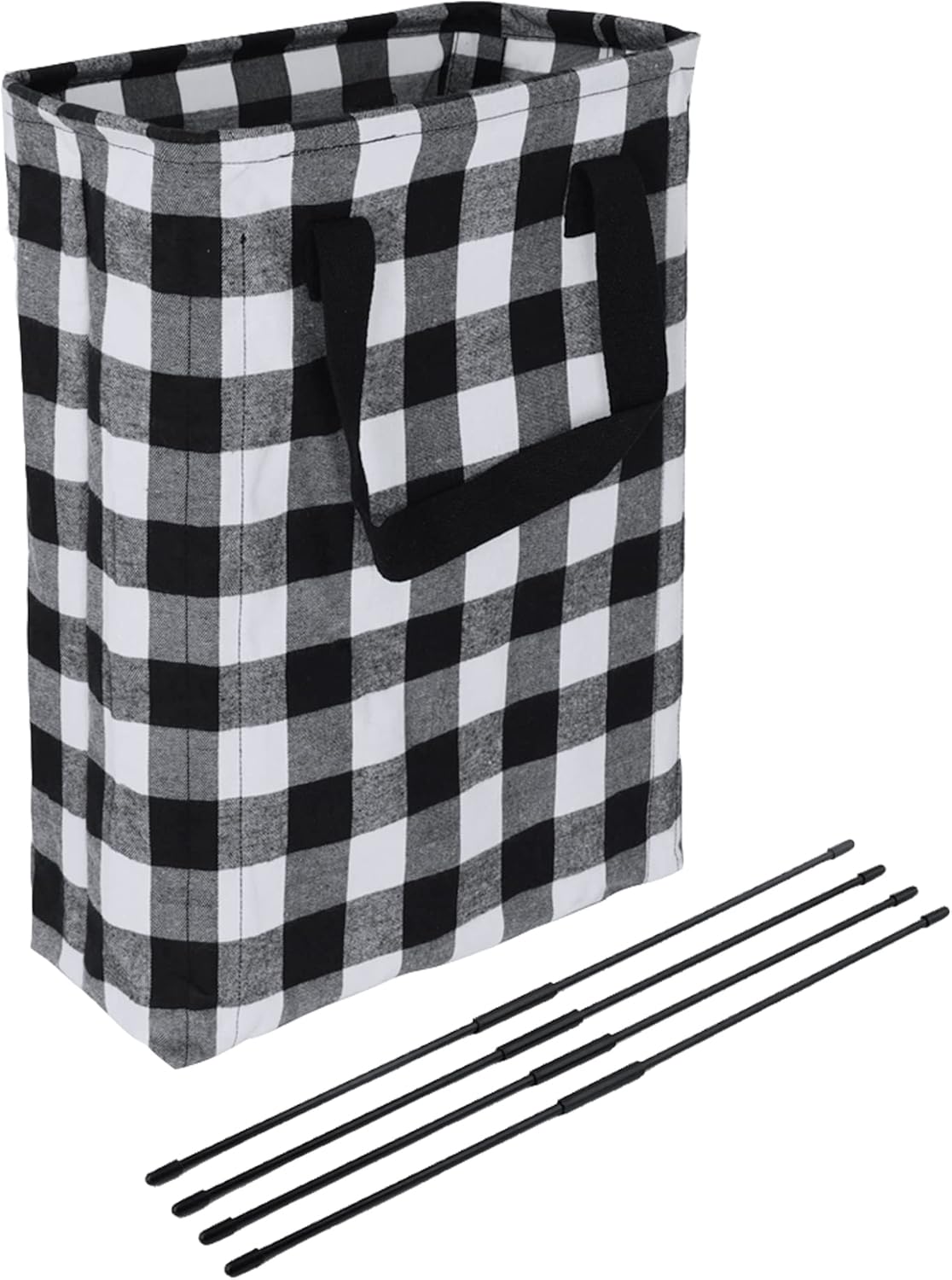 Rectangular Laundry Storage Basket with Handles Well Self