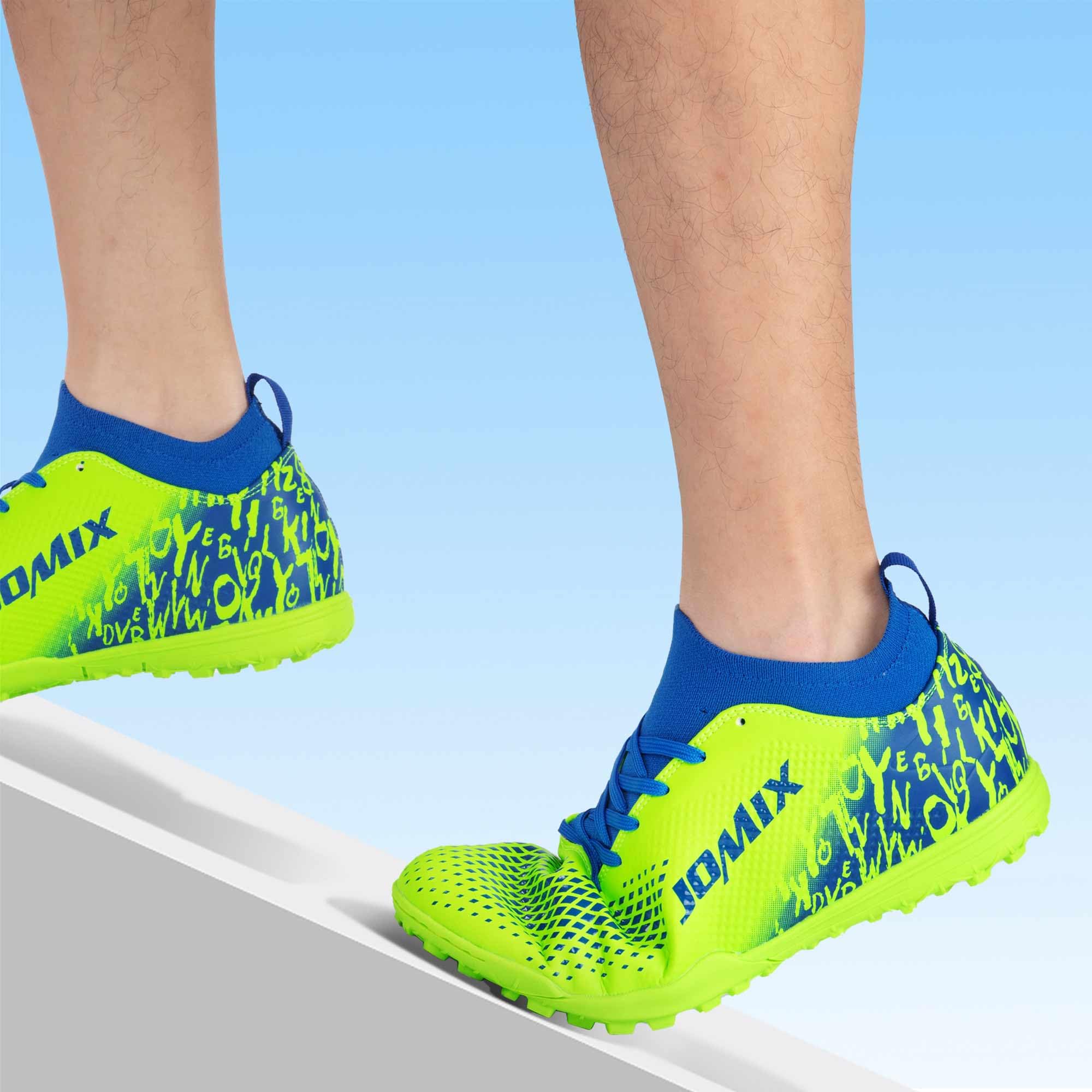 JOMIX Scarpe da Calcetto Calcio Unisex Bambini Ragazzi Adolescenti – Multitacchetti TF per Campi Sintetici ed Erba Artificiale – Leggere Resistenti Antiscivolo WOS250436