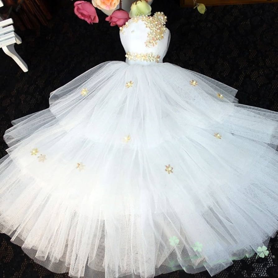 アンティークドール 花嫁衣装 ウェディングドレス 結婚式 1/3ドール BJD フルセット ウェディングドレス 本体 衣装