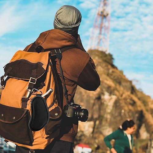 Miniatura 8 de Soporte de transporte para inhalador de asma, inhalador de viaje de neopreno, mini bolsa para inhalador en forma de L, inhalador no incluido (azul,