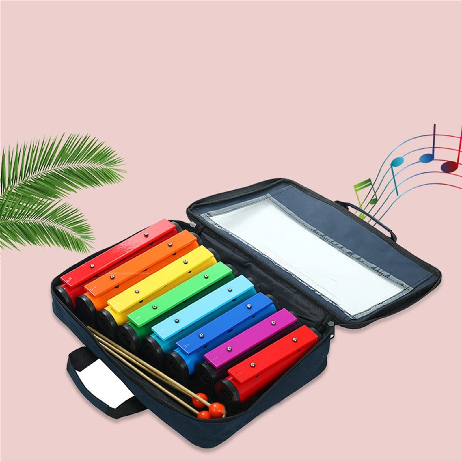 Percussão Musical 8-tone Mattone Piastra In Alluminio Pianoforte Carillon Strumento A Percussione Sussidi Didattici Di Musica Per La Scuola Materna Xilofoni