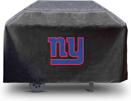 FANMATS 41147 NFL - Cubierta Rectangular Negra para Parrilla de 3 y 4 quemadores