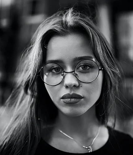 Miniatura 3 de Gafas pequeñas redondas de luz azul para mujeres y hombres, lentes transparentes sin receta