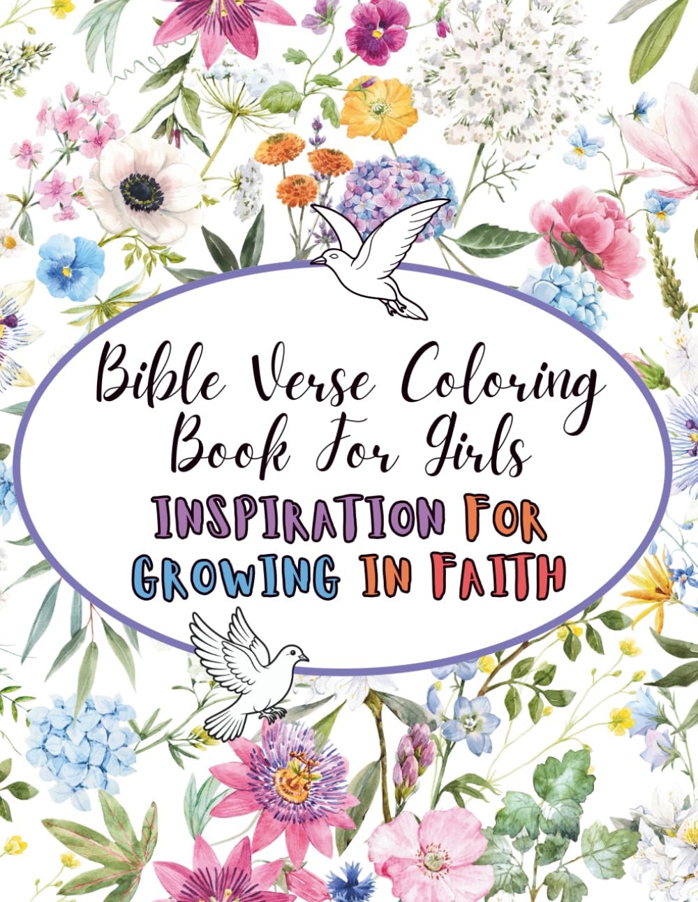 Bible Verse Coloring Book for Girls: Inspiration for Growing In Faith