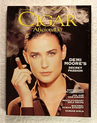 Demi Moore's Secret Passion - Cigar Aficionado Magazine - Autumn 1996