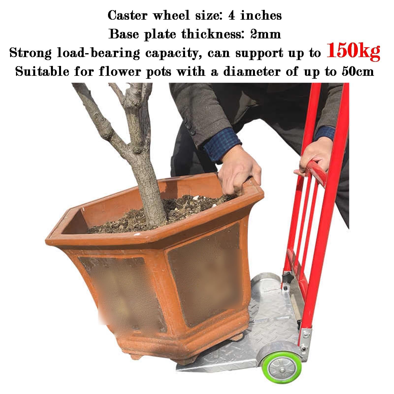 Mover Carrito De Plantas Plegable con Ruedas