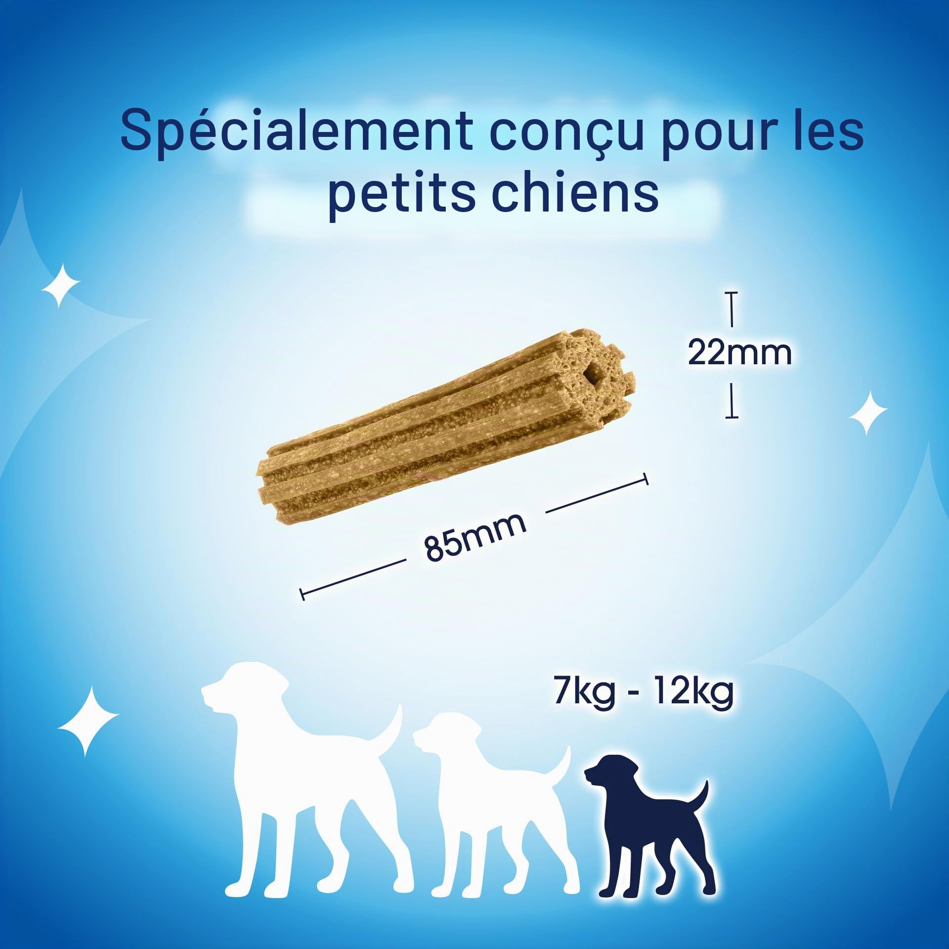 PURINA DENTALIFE Lot de 108 Mini friandises dentaires pour Chien réduit la Formation de tartre, Poulet, Petits Chiens