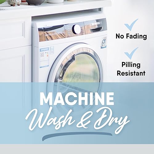 Miniatura 6 de MICRODRY Tapete de baño de espuma viscoelástica extra grueso, moderno, con infusión de carbón y base antideslizante GripTex, absorbente, de fácil